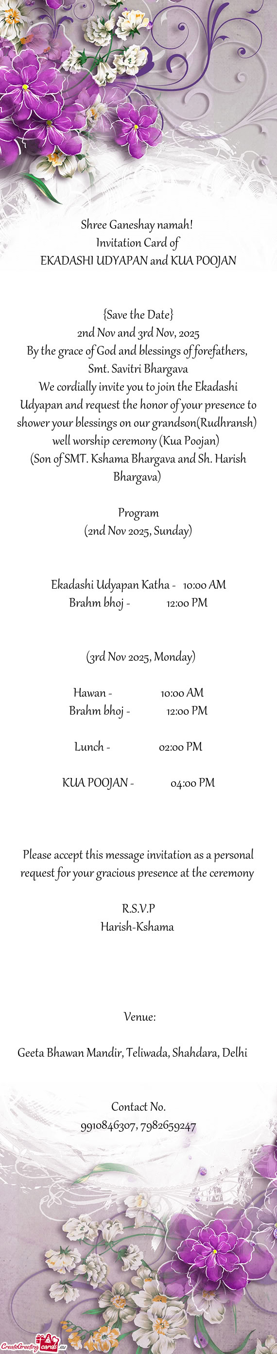 Smt. Savitri Bhargava