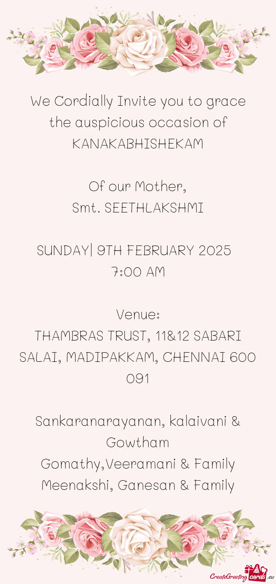 Smt. SEETHLAKSHMI