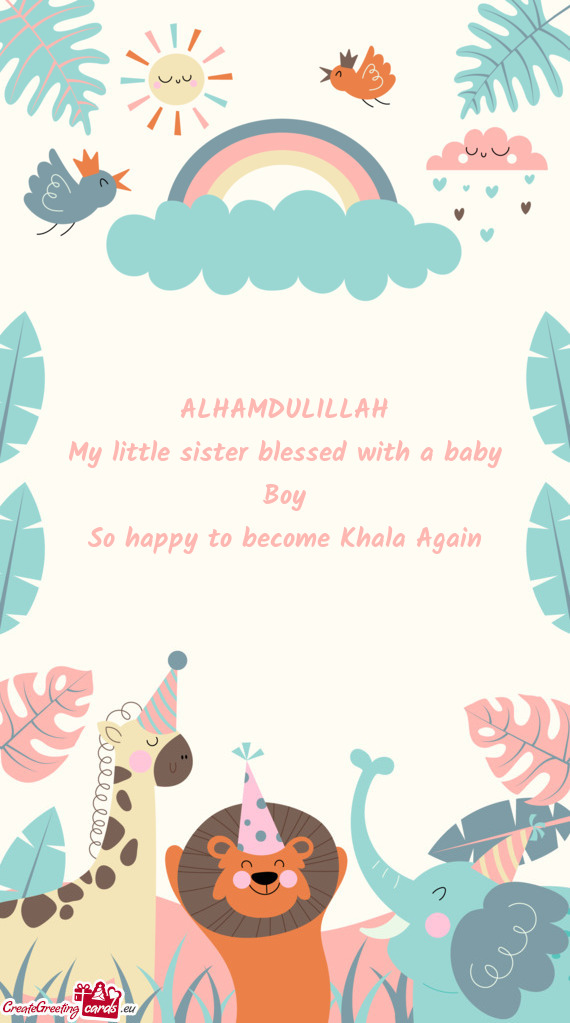 So happy to become Khala Again