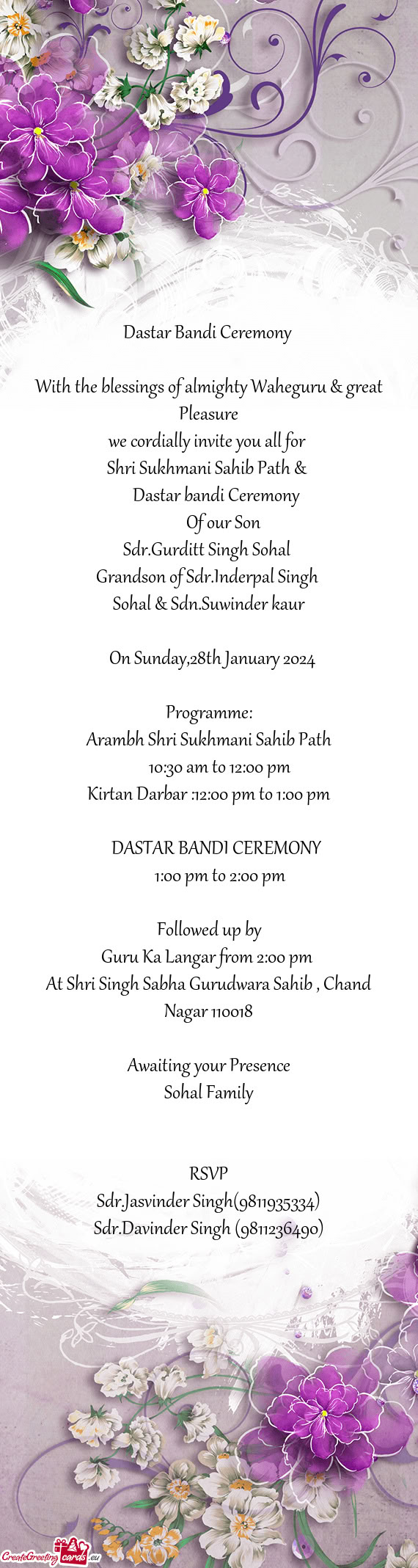 Sohal & Sdn.Suwinder kaur