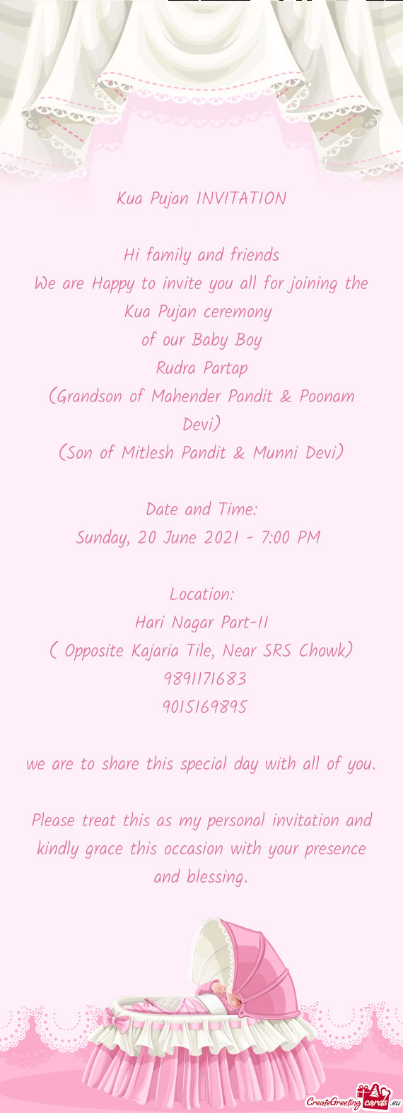 (Son of Mitlesh Pandit & Munni Devi)