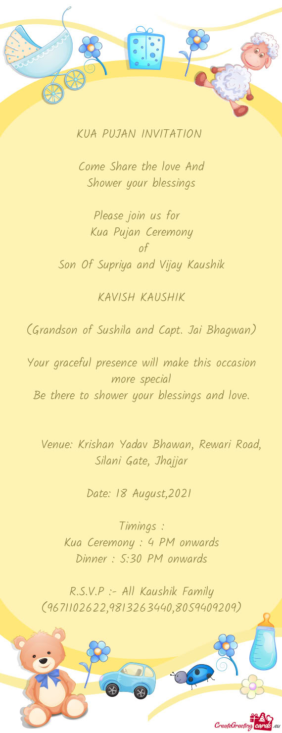 Son Of Supriya and Vijay Kaushik