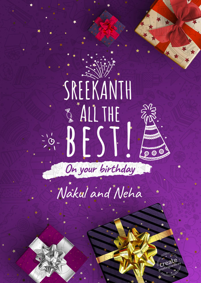 SREEKANTH Nakul and Neha