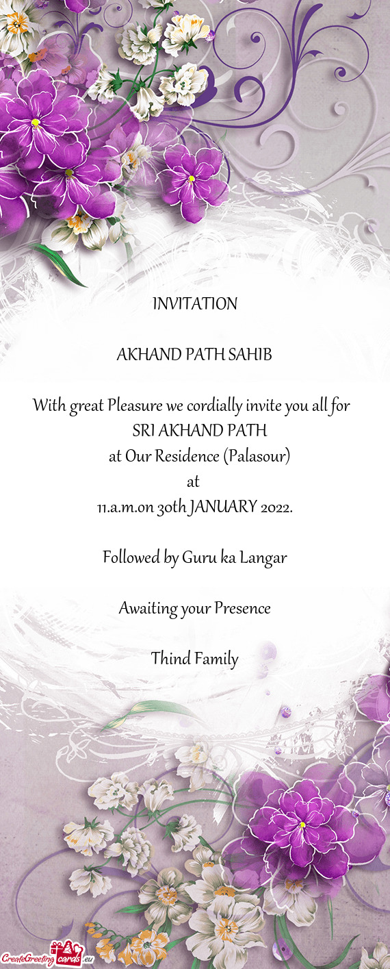 SRI AKHAND PATH