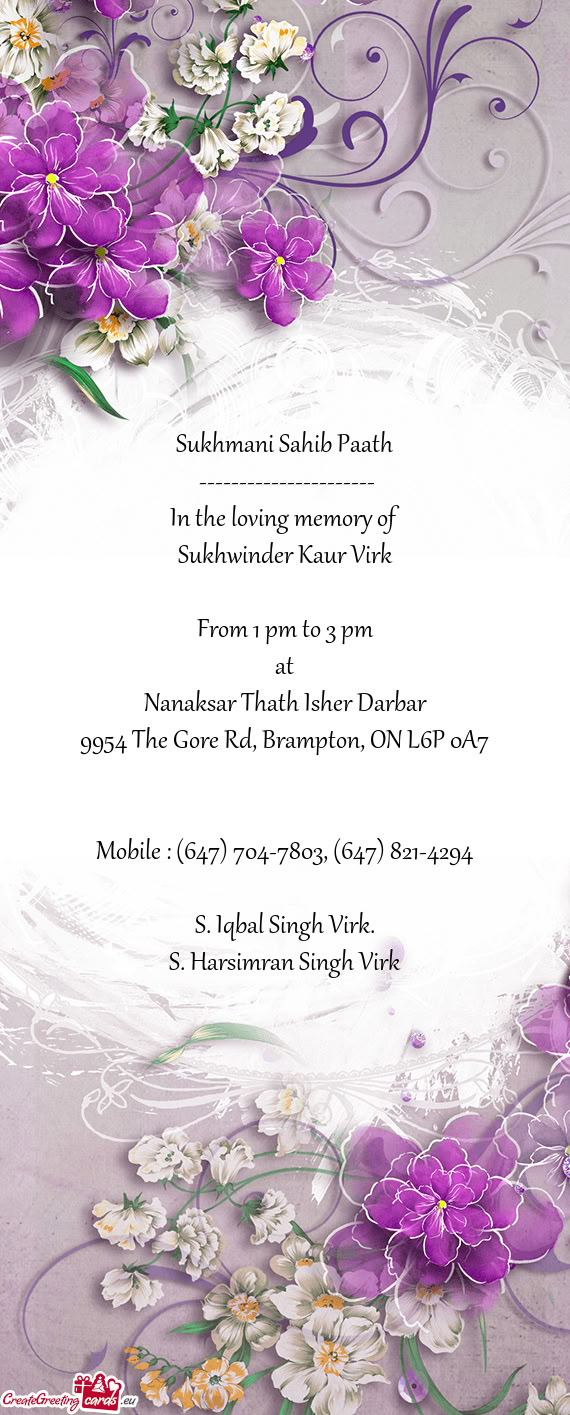 Sukhwinder Kaur Virk