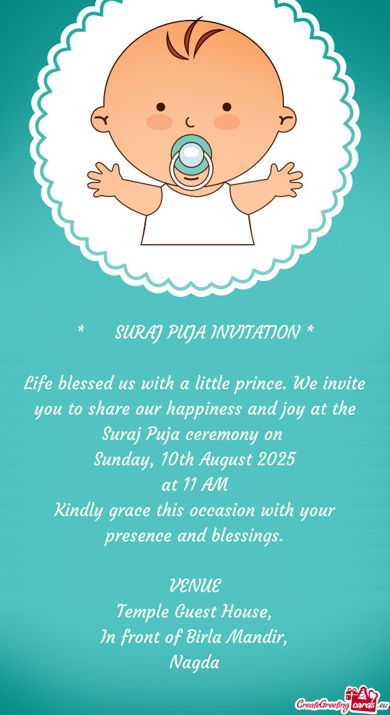 Sunday, 10th August 2025