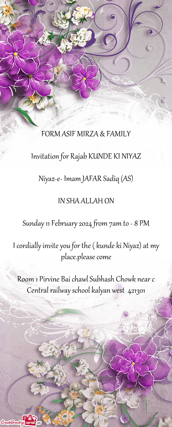 Sunday 11 February 2024 from 7am to - 8 PM