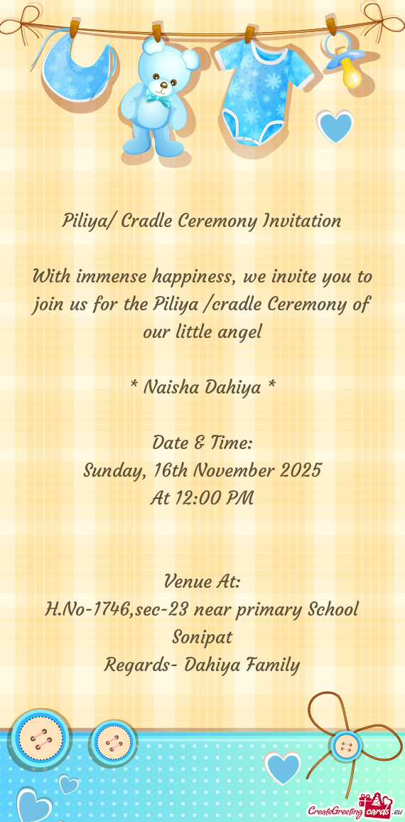 Sunday, 16th November 2025