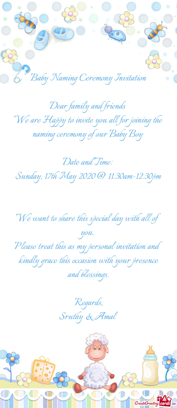 Sunday, 17th May 2020 @ 11.30am-12.30pm