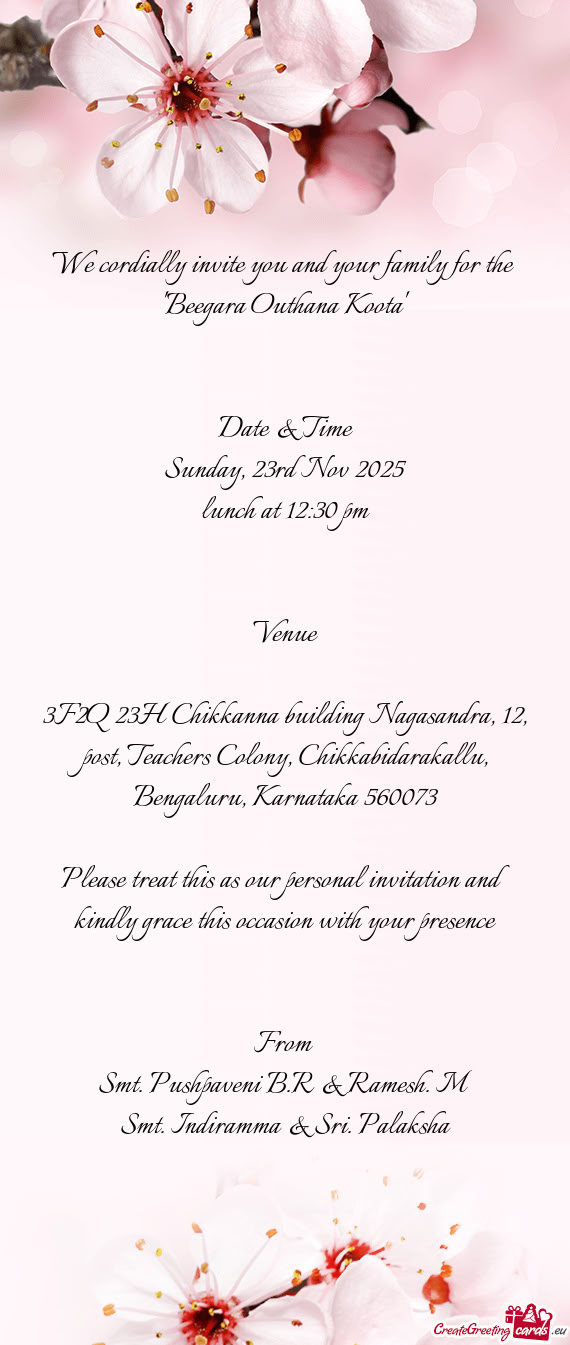 Sunday, 23rd Nov 2025