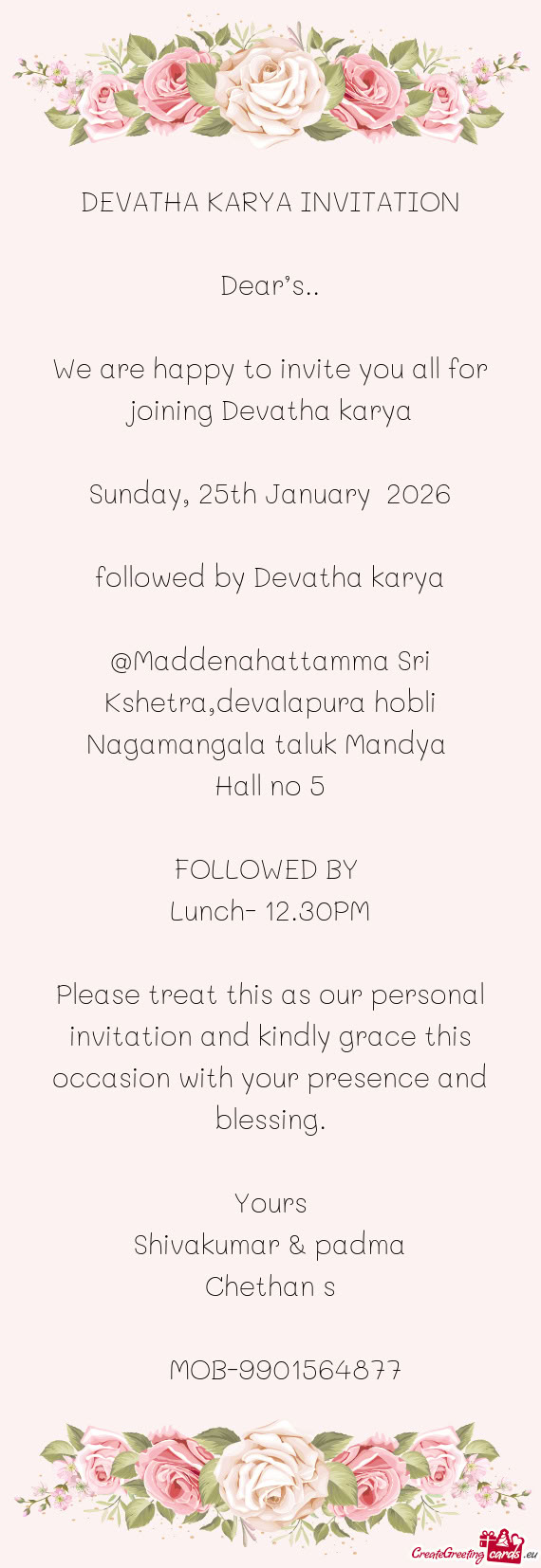 Sunday, 25th January 2026