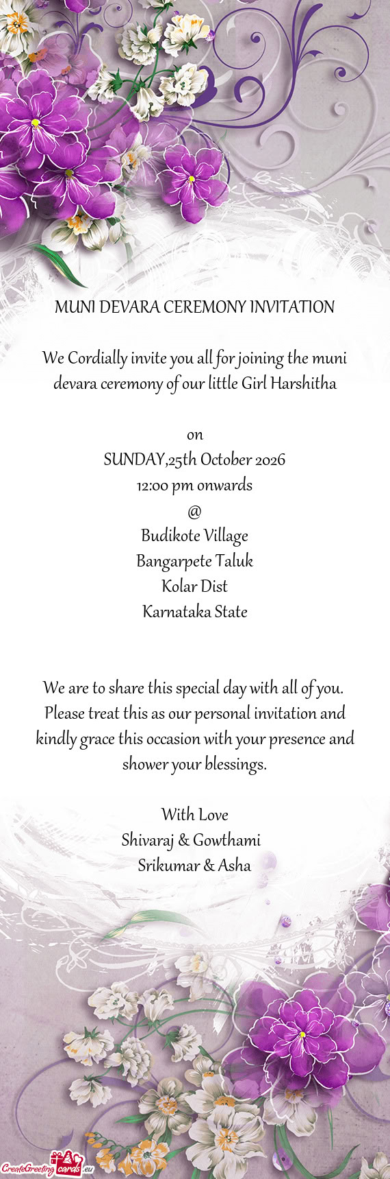 SUNDAY,25th October 2026