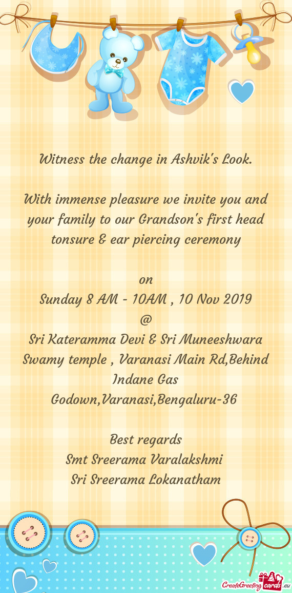 Sunday 8 AM - 10AM , 10 Nov 2019