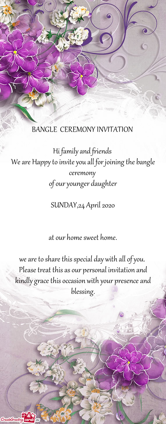 SUNDAY,24 April 2020