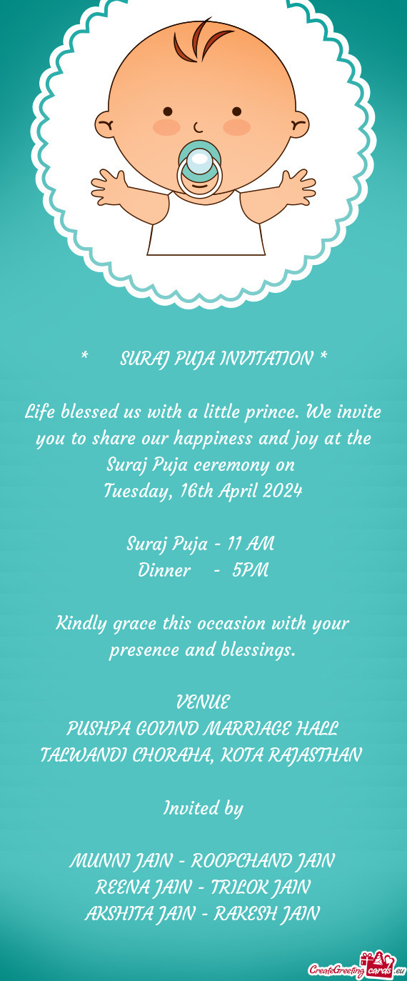 Suraj Puja - 11 AM