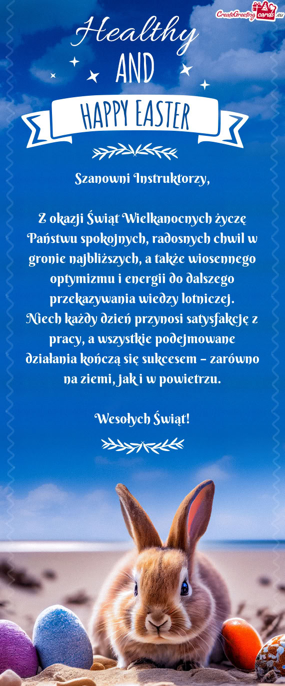 Szanowni Instruktorzy