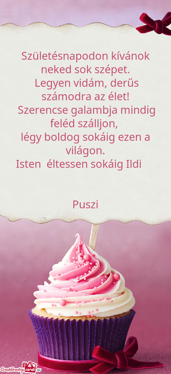 Szerencse galambja mindig feléd szálljon