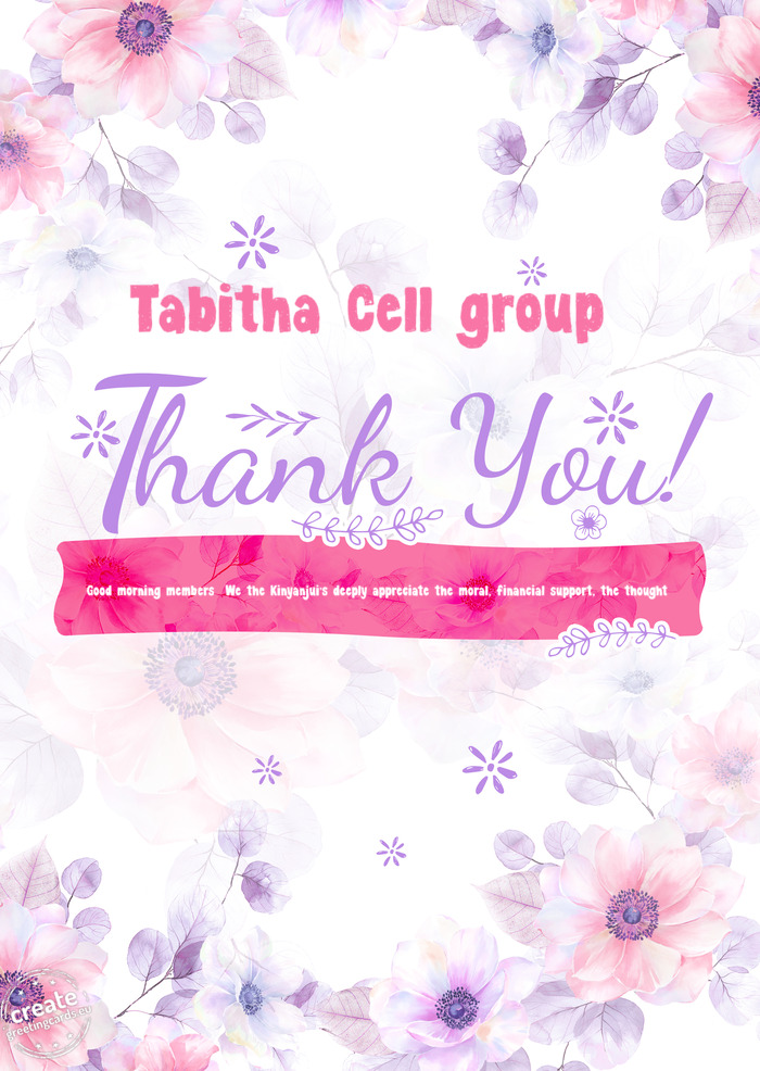 Tabitha Cell group