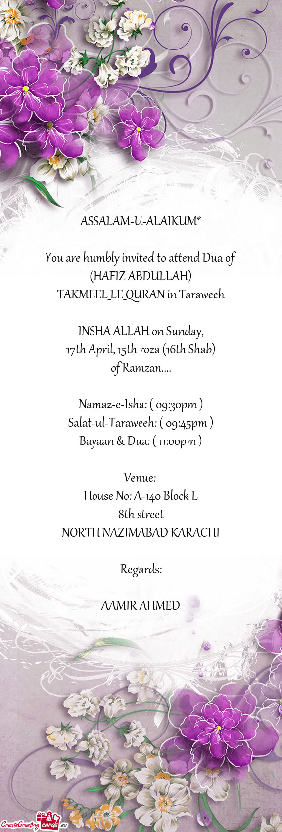 TAKMEEL_LE_QURAN in Taraweeh
