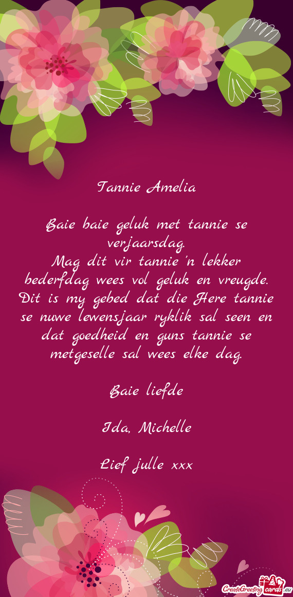 Tannie Amelia