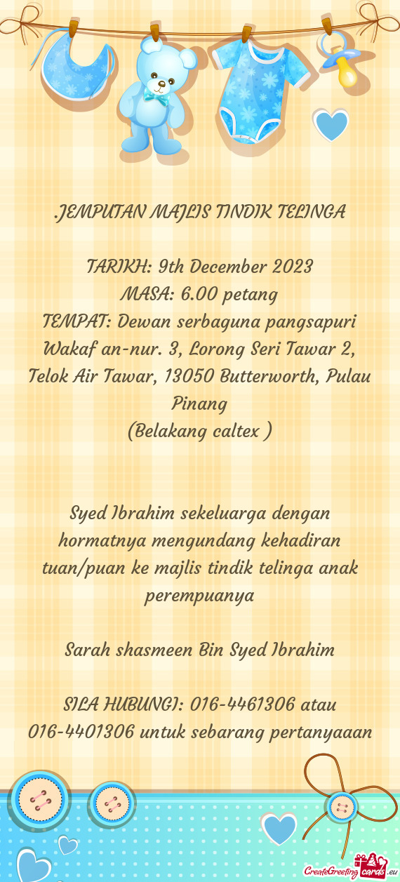 TARIKH: 9th December 2023