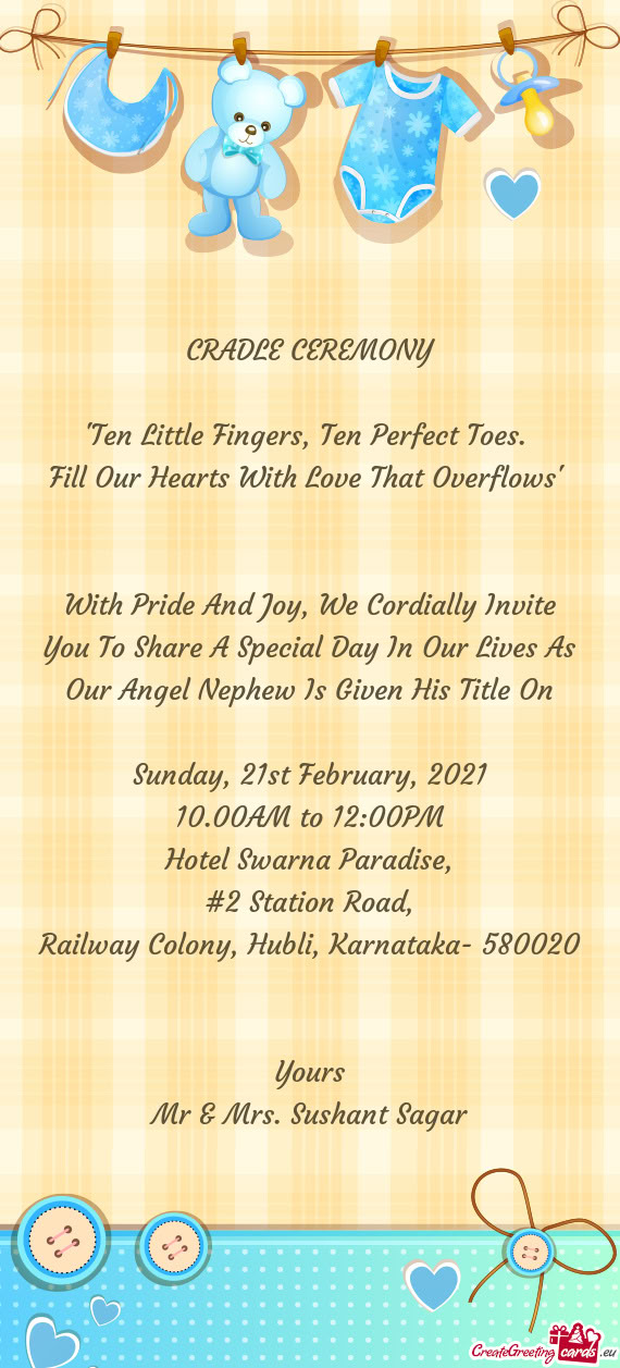 "Ten Little Fingers, Ten Perfect Toes