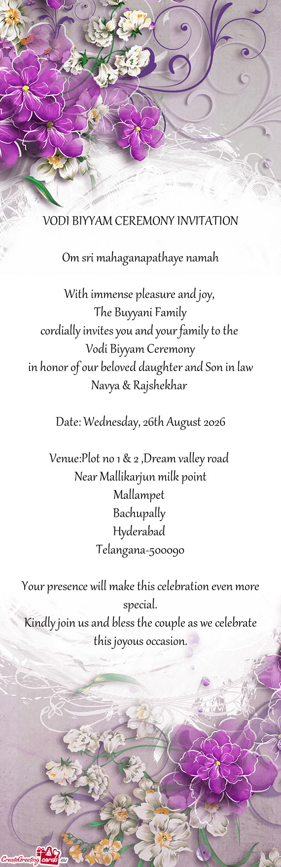 The Buyyani Family
