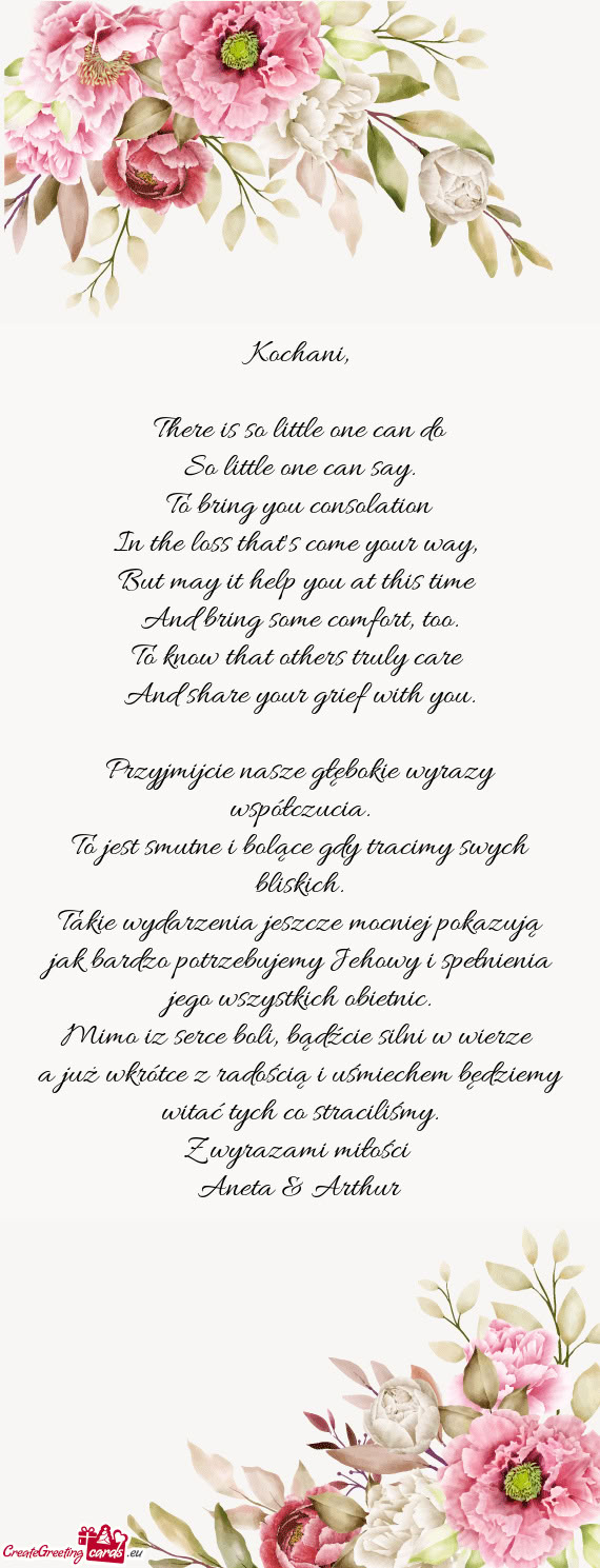 There is so little one can do