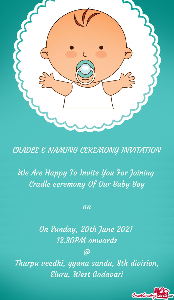 Thurpu veedhi, gyana sandu, 8th division, Eluru, West Godavari