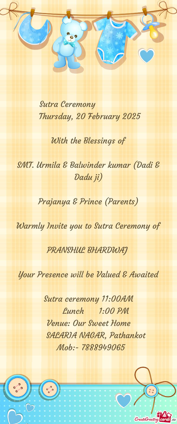 Thursday, 20 February 2025