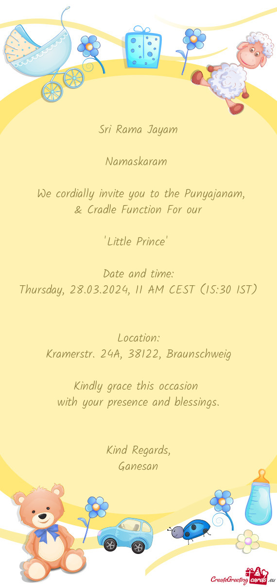 Thursday, 28.03.2024, 11 AM CEST (15:30 IST)