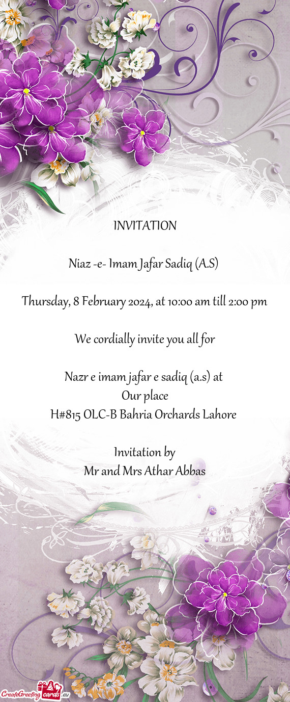 Thursday, 8 February 2024, at 10:00 am till 2:00 pm