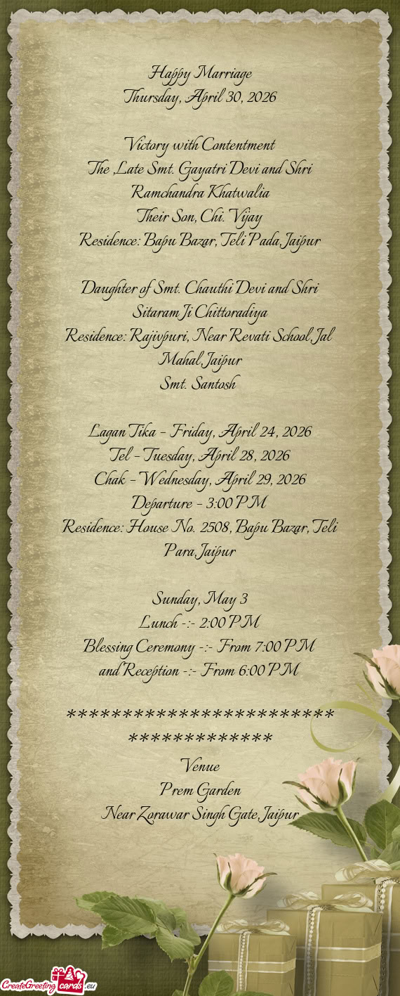 Thursday, April 30, 2026