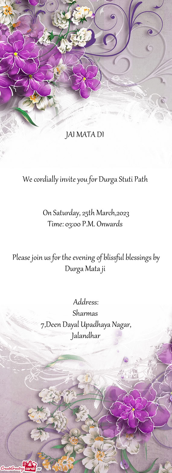 Time: 03:00 P.M. Onwards