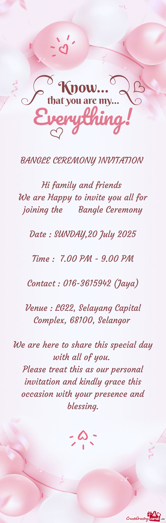 Time : 7.00 PM - 9.00 PM