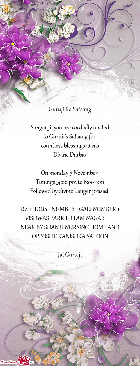 Timings _4:00 pm to 6:00 pm