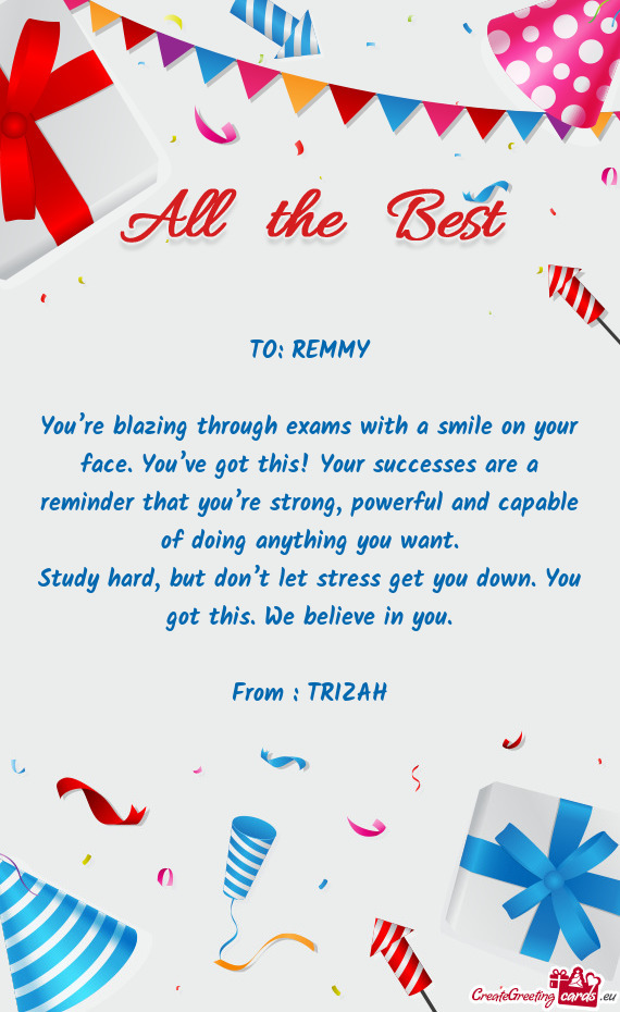 TO: REMMY