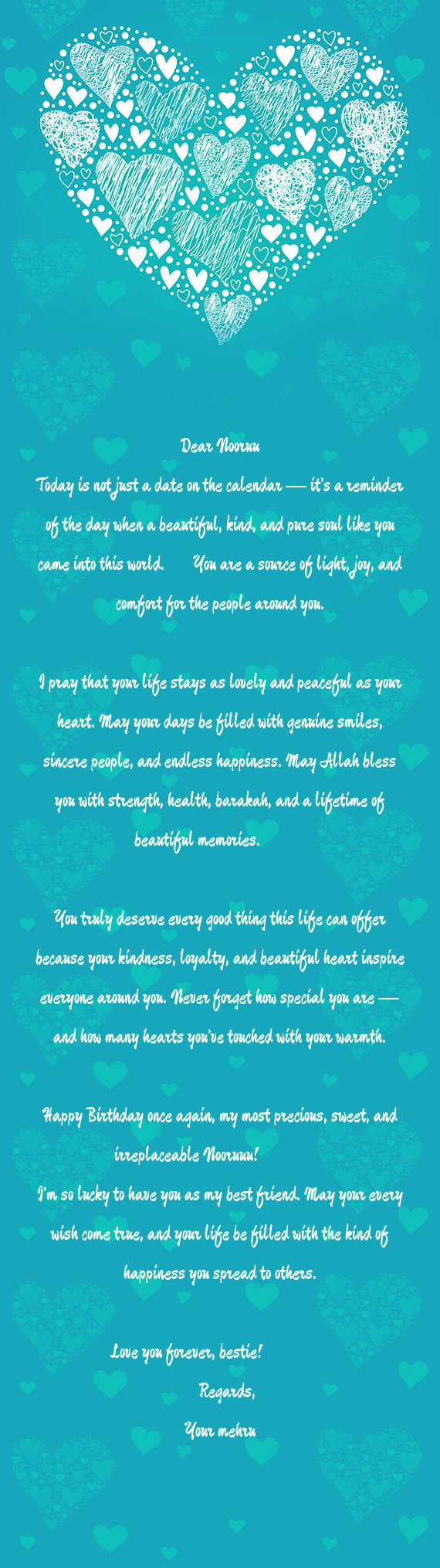 Today is not just a date on the calendar — it’s a reminder of the day when a beautiful, kind, an