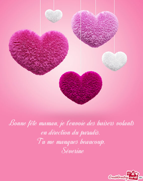 Tu me manques beaucoup