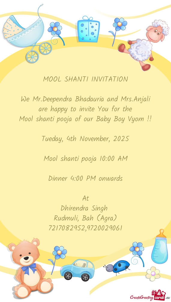 Tueday, 4th November, 2025