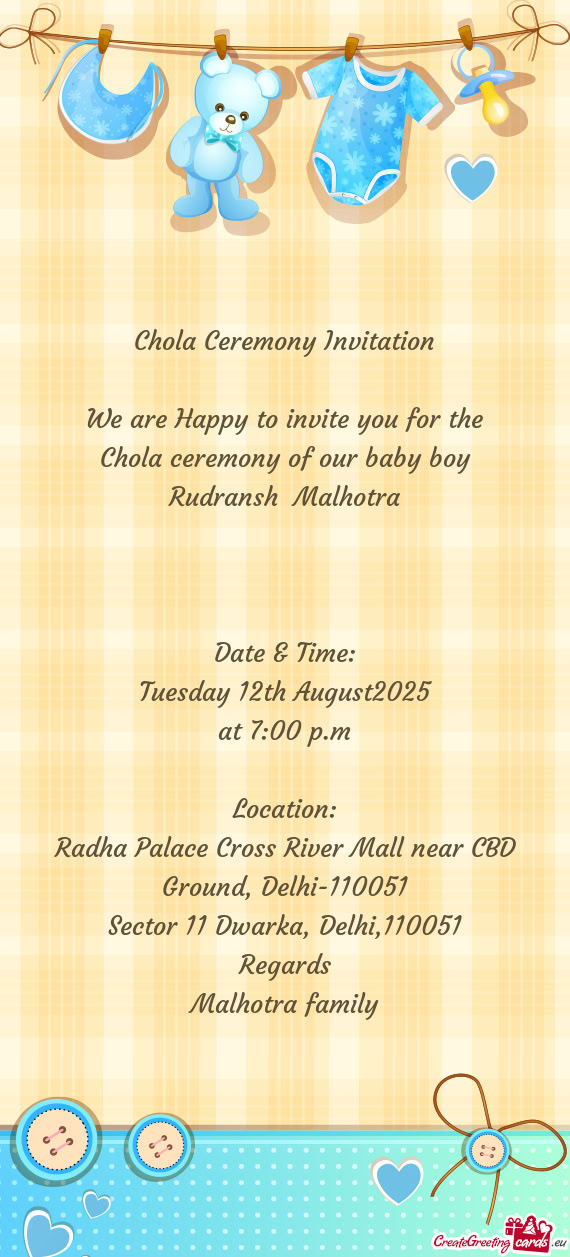 Tuesday 12th August2025