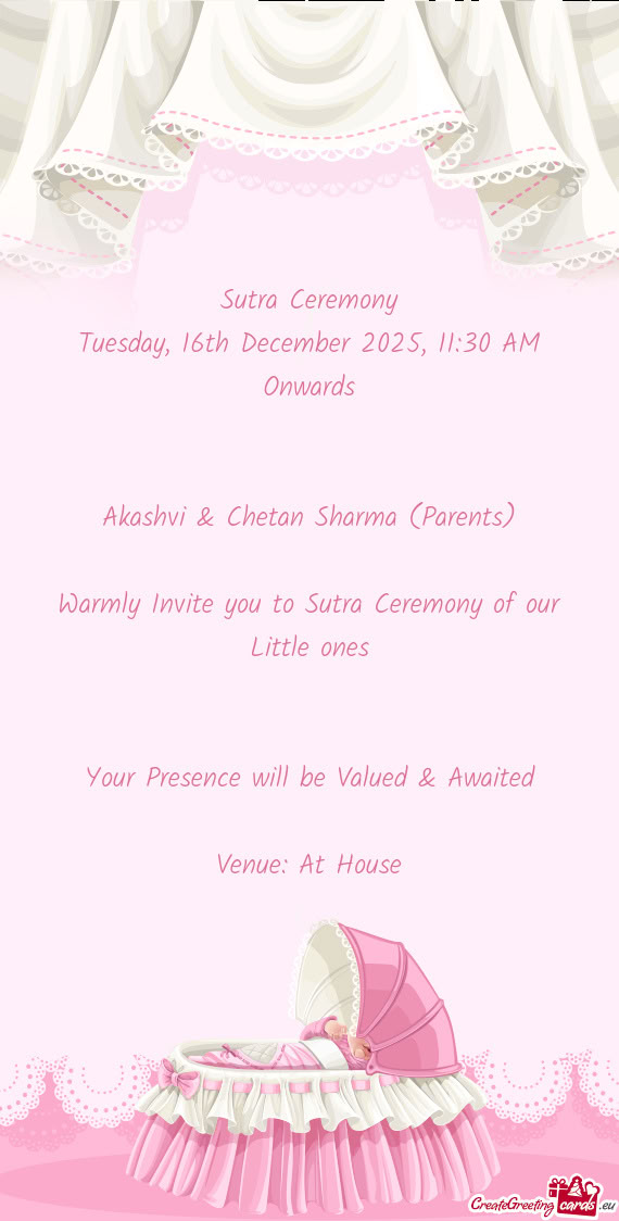 Tuesday, 16th December 2025, 11:30 AM Onwards