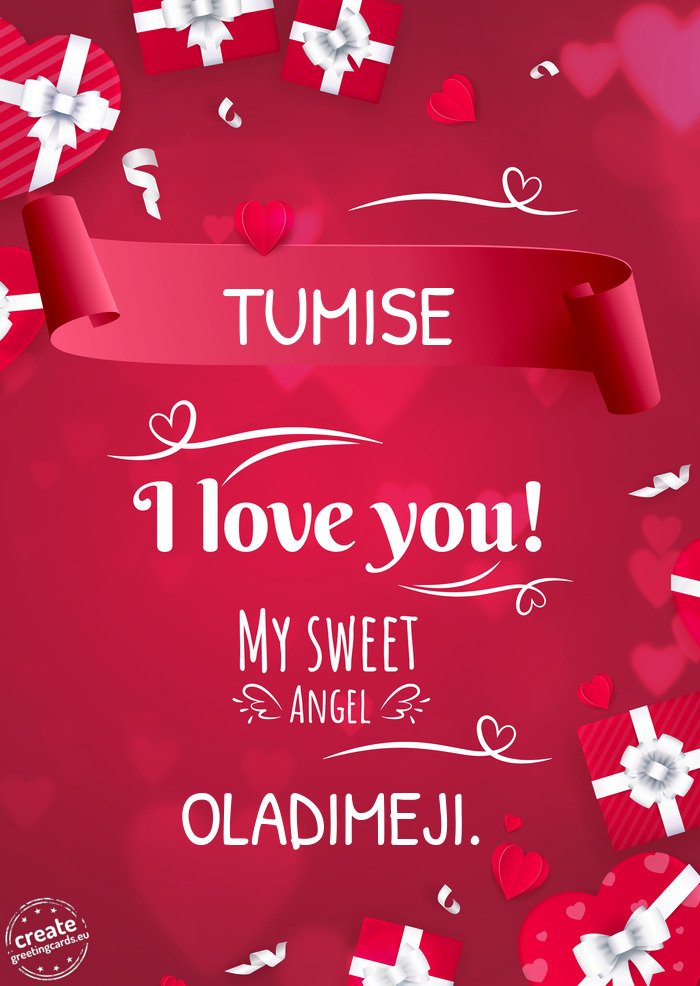 TUMISE I love you OLADIMEJI