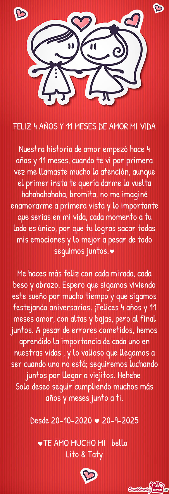 Ucho la atención, aunque el primer insta te quería darme la vuelta hahahahahaha, bromita, no me im