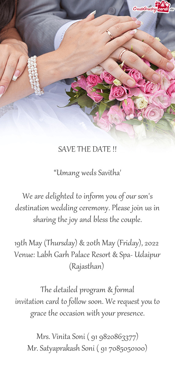 ??Umang weds Savitha”