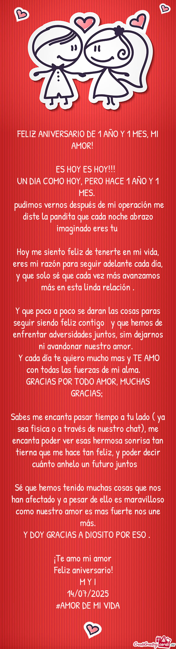 UN DIA COMO HOY, PERO HACE 1 AÑO Y 1 MES.🐼
