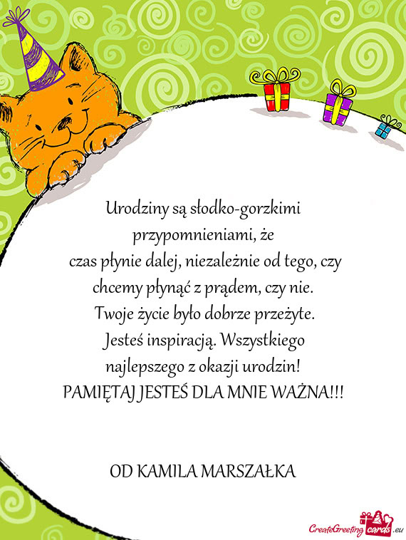 Urodziny są słodko-gorzkimi przypomnieniami, że