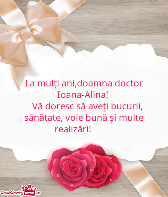 Vă doresc să aveți bucurii, sănătate, voie bună și multe realizări!🎂🥂🎁💝
