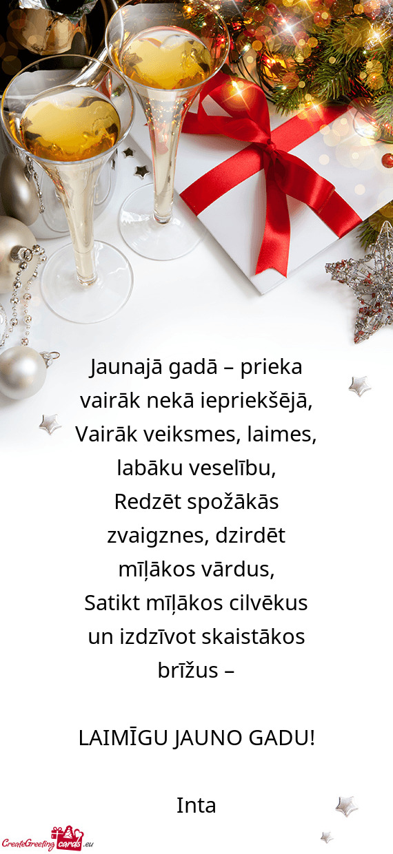 Vairāk veiksmes, laimes, labāku veselību