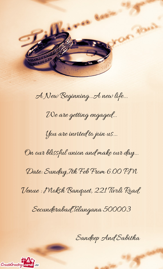 Venue : Moksh Banquet, 221 Tivoli Road